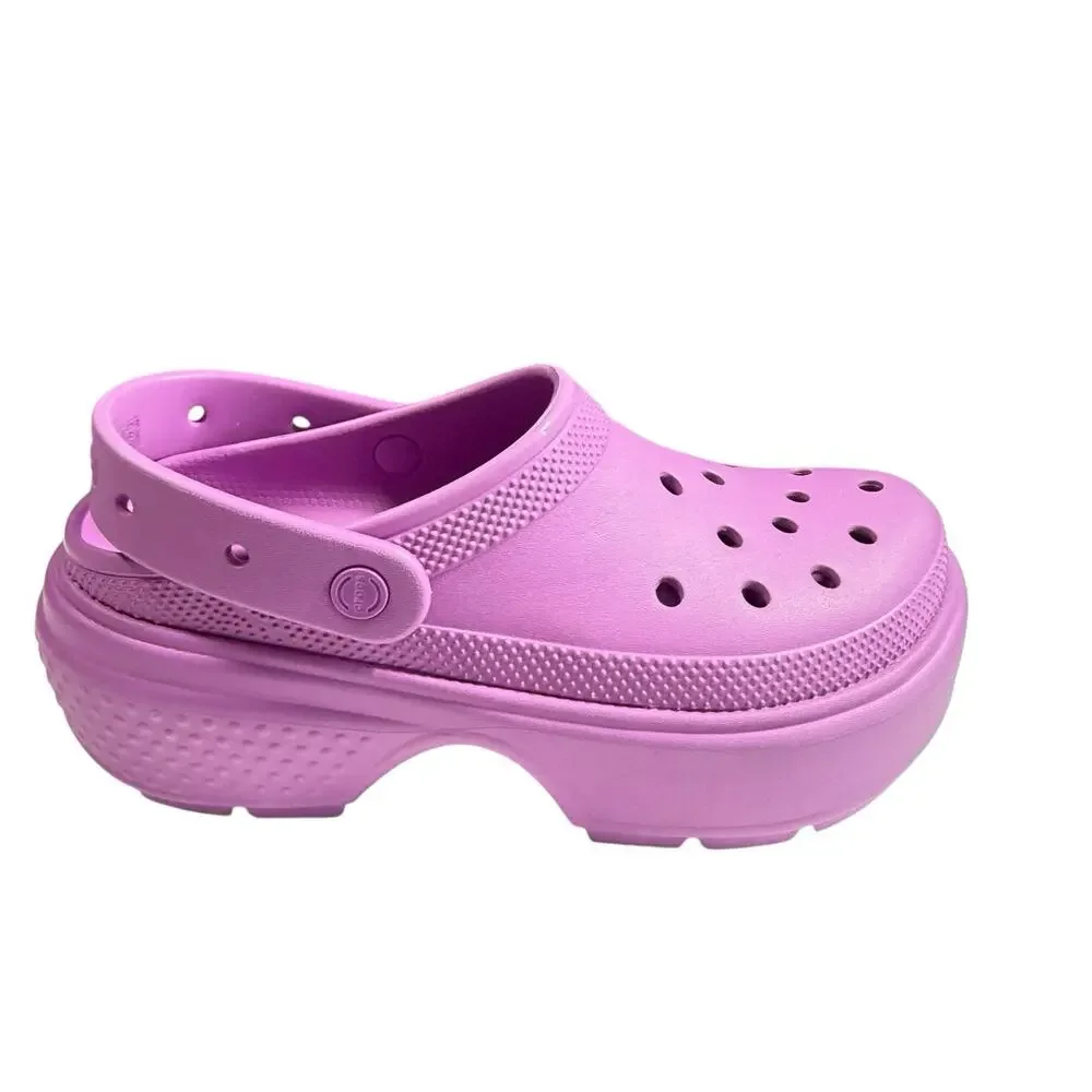 Crocs Stomp Clog unisex Pink Casual Slip On Platform Sandal SZ/ Women's /11-M-9